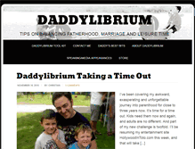 Tablet Screenshot of daddylibrium.com